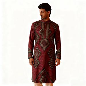 남성 아바야 토브 아랍 롱라인 무슬림 헨리 카프탄 밴디드 플레인 가운 이슬람 제품 무슬리쉬 클레이다 헤렌