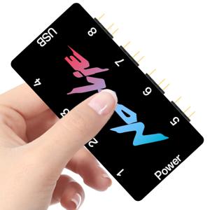 Nollie SignalRGB OpenRGB 범용 5V 3PIN ARGB 비동기 컨트롤러 확장형 마더보드 인터페이스 8/16 웨이 ARGB 팬 허브