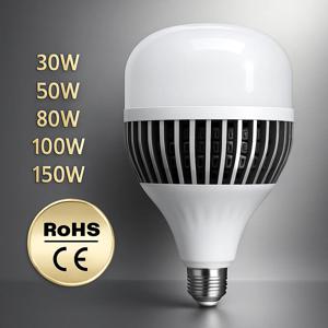 100W E27 LED 전구 220V 슈퍼 밝은 대형 11x20cm 에너지 절약 램프 홈 차고 창고 사무실 실내 조명기구