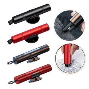 2-in-1 자동차 안전망치 비상용 창문 파괴기 안전벨트 커터 탈출 구조 도구 컴팩트 유리 파쇄 장치 자동차 액세서리