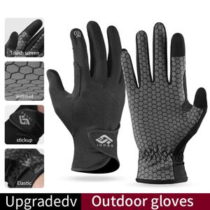 승마용 장갑 1쌍 - 자외선 차단, 통기성, 미끄럼 방지, 터치스크린, 세탁 가능, 승마 활동에 적합