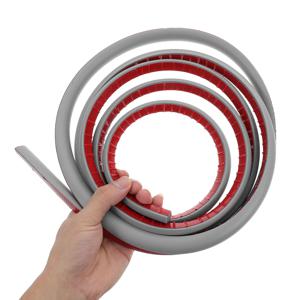 자가 접착식 쿼터 라운드 트림 몰딩, 바닥 계단 모서리 욕조용 유연한 PVC 엣지 트림, 구부릴 수 있는 필앤스틱 몰딩