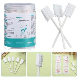 30pcs 일회용 혀 클리너 거즈 칫솔 종이 막대 유아 구강 청소 브러시 ​​스틱 구강 클리너