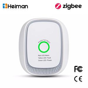 HEIMAN 표준 지그비 가연성 가스 센서 – 스마트 홈 보안 경보용 천연 가스 및 LPG 누출 감지기