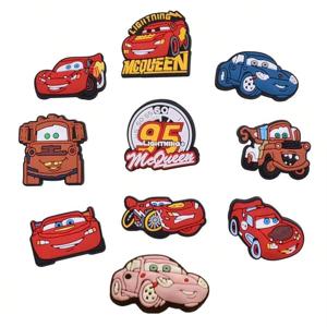 MESUCA 10개 자동차 신발 장식 액세서리 참 클로그 보그 백 버블 슬라이드 샌들용