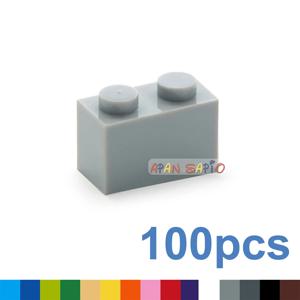 100pcs DIY 빌딩 블록 장난감 높은 1x2 16 색 벽돌 크기 3004 어린이와 호환 어린이를위한 교육 장난감