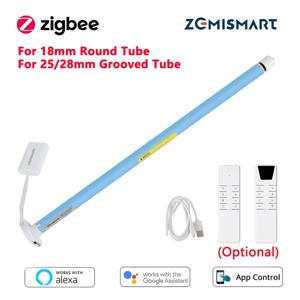 스마트 롤러 쉐이드 모터 전동 모터 지그비 충전식 모터 (18, 25, 28mm 튜브 롤러 쉐이드 블라인드 모터, 알렉사, 구글 지원)