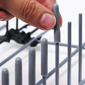 식기세척기 랙 캡 50개, 유연한 원형 끝 팁 보호 슬리브, 날카로운 물건 충돌 방지 테이블 라이트 커버 캡