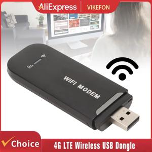 4G WiFi 라우터 블랙 최대 10명 사용자 안정적인 간편 연결 USB 플러그 앤 플레이 4G LTE 라우터 (핫스팟, 마이크로 SIM 카드, 휴대폰, PC용)