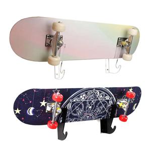 스케이트보드 벽걸이 디스플레이 랙 서핑보드 홀더 스탠드 스키 스노우보드