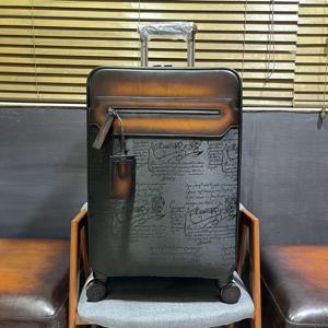 DIMY 2025 정품 가죽 패브릭 가방 수하물 범용 바퀴 비즈니스 남성 탑승 케이스 여행 가방