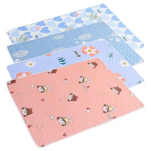 방수 요실금 침대 패드 부드러운 면화 표면 TPU 아기 기저귀 변경 노인 케어 재사용 가능한 빨 언더 패드