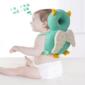 유아를위한 여름 아기 머리 보호대 안전 베개 부드러운 PP 면화 만화 배낭 쿠션 유아 어린이 보안 헤드 기어 아이