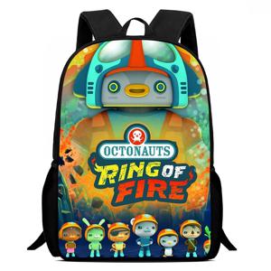 인기있는 O-Octonauts 인쇄 배낭 Schoolbag 소년과 소녀 배낭 지퍼 어깨 최고의 선물 캠핑 배낭