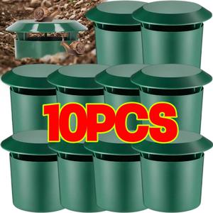 10/1PCS 달팽이 트랩 포수 정원 슬러그 케이지 재사용 가능한 해충 미끼 스테이션 도구 정원 농장 수호자 도구 정원 액세서리