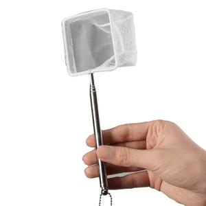 스테인레스 스틸 고급 그물 낚시 그물 - 작은 물고기 액세서리를 잡을 수 있는 개폐식 및 내구성이 뛰어난 수족관 및 수조