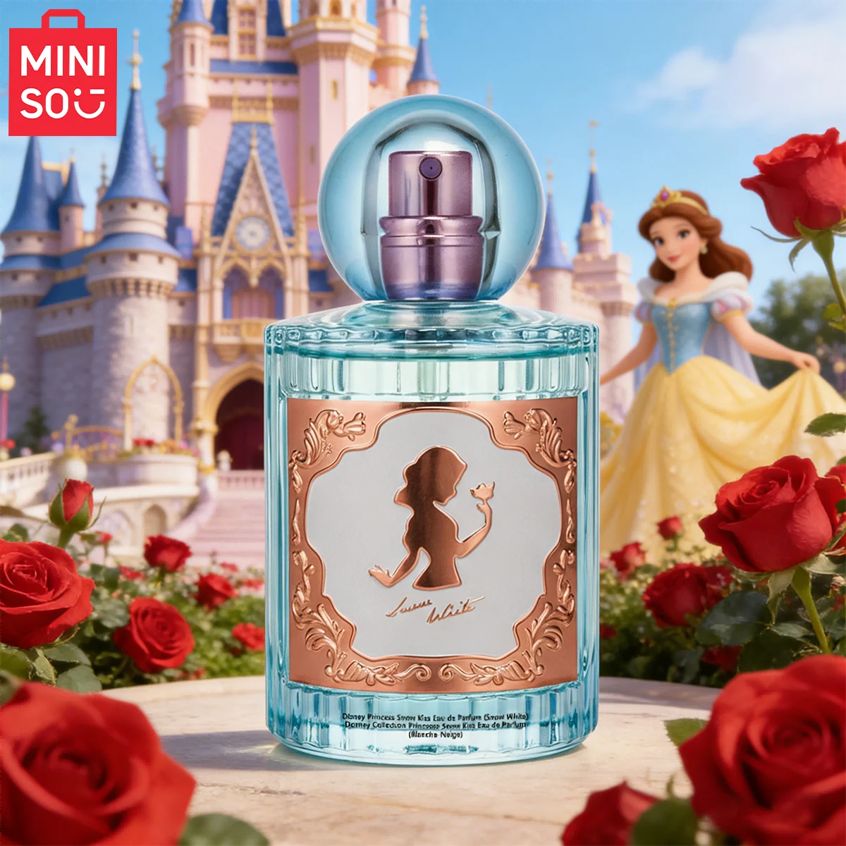MINISO & DISNEY SNOW WHITE 여성 향수 오리지널 럭셔리 플로럴 오 드 퍼퓸 디자이너 향수 여성용 바디 스프레이 50ml