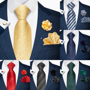도매 패션 8cm 넥타이 세트 넥타이 포켓 스퀘어 커프스 링크 핀 세트 퍼플 페이즐리 남성용 넥타이 생일 선물