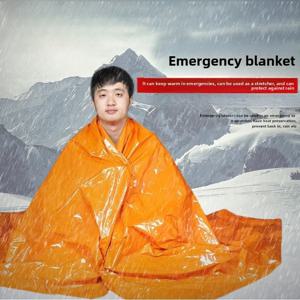 야외 PE 비상 담요 생명을 구하는 담요 일회용 방사선 보호 담요 생존 담요 지진 구조
