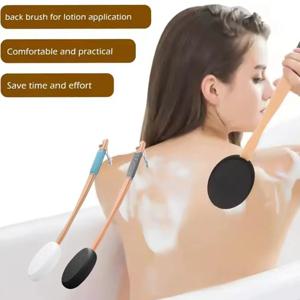 다기능 로션 선크림 연고 도포기 실리콘 롱 핸들 바디 클리너 샤워 브러시 선크림 등 도포기