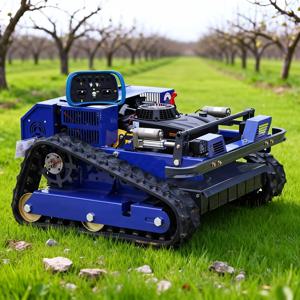 맞춤형 전지형 원격 제어 로봇 잔디깎이 - CE EPA 승인 고무 트랙 농업용 잔디 절단기