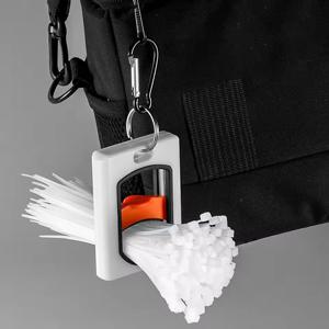 사각 형광 케이블 타이 정리함 휴대용 케이블 타이 보관 도구 전기 와이어 타이 정리함