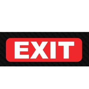 자동차 스티커 수출 스티커 경보문 안전 차량 경고 건물 학교 벽 비즈니스 13CM PVC KK