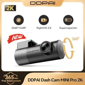 DDPAI MINI Pro 2K 대시캠 WiFi 차량용 DVR 야간 시야 스마트 음성 제어 24시간 주차 모니터 지원 차량용 대시 카메라 레코더
