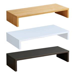 다기능 인체공학적 컴퓨터 스탠드 모니터 홀더 데스크탑 스토리지 랙 데스크 오거나이저 노트북 공간 절약용