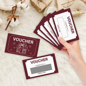 60개 스크래치 카드 세트, DIY 상품권 스크래치 디자인, 결혼식, 생일 파티, 게임 축제, 추첨 행사