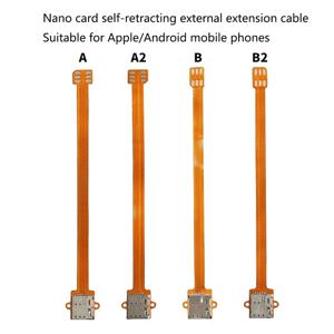 NEX 심 카드 나노 4FF 컨버터, 나노 4FF 심 유심 카드 수직 4FF 어댑터 변환 fpc 연장 케이블