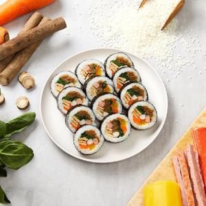 즉석 김밥 5줄 세트 총 5가지 맛! 바쁜 일상 간단하게 전자레인지 3분!! 소울푸드(냉동실에서 꺼내 부담없이 한 줄)