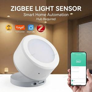 ZigBee 광 센서 휘도 센서 조명 밝기 감지기 TUYA Smart Life Z2M 장치 연결 기능을 갖춘 홈 오토메이션