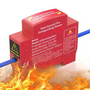 레일 지연 장치 무공해 이중선 설계 자동 가정용 소화 장치 소화 스티커