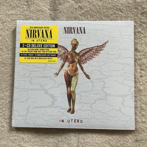 Nirvana In Utero 30주년 기념 2CD 그런지 걸작 하트 모양 박스 밀봉 새 상품 얼터너티브 록 클래식 1993