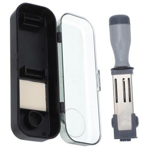 다용도 플라스틱 날짜 스탬프 휴대용 문서 계약서 증명서 스탬퍼 휴대용 사무용 소형 날짜 롤링 스탬퍼 클리어