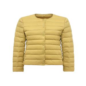 NewBang 브랜드 여성 다운 코트, 초경량 다운 재킷, 얇은 슬림 바람막이, 칼라 없는 코트, 경량 따뜻한 파카