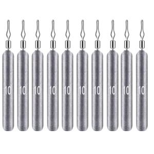 10pcs 낚시 싱커 3.5g 5g 7g 10g 14g 20g 드롭 샷 무게 싱커 낚시 태클 액세서리