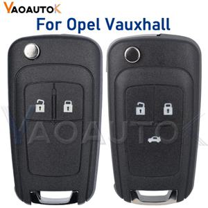 Opel Vauxhall Corsa Astra Vectra Zafira Omega HU100 Uncut Blade 2 3 버튼 용 원격 자동차 키 Fob 쉘 케이스 교체