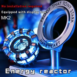 슈퍼 히어로 1:1 코스프레 토니 스타크 아크 반응기 마크의 심장 Led 라이트 가슴 램프 Mk1,MK2 게임 룸 데스크탑 장식 선물로
