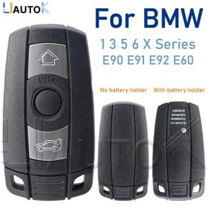BMW 1 3 5 6 X 시리즈 용 원격 자동차 키 Fob 쉘 케이스 교체 스마트 키 쉘 블레이드 Fob E90 E91 E92 E60 원격 케이스