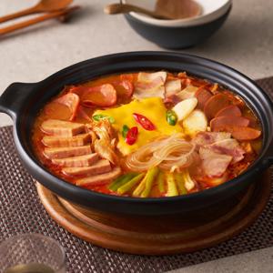 5가지 햄사리 듬뿍 송탄식 부대찌개 1kg X 3팩 (라면사리 1개 증정)