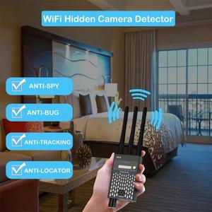 안티 스파이 CDMA 신호 파인더 RF 감지기 GSM 오디오 GPS 4G 5G 모바일 신호 블루투스 WiFi 방해기 차단기 스파이 가제트 장치 감지 도청장치 몰카탐지기 전파방해장치 스캐너 주파수 억제제 몰카탐지기 카메라감지기  무선 감지기