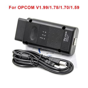 Opel 플래시 펌웨어 용 진단 도구 PIC18F458 FTDI CAN BUS OBD 스캐너 도구 OPCOM V1.99/1.78/1.70/1.59 명확한 오류 코드 읽기