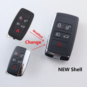 자동차 키 쉘 키 하우징 Fob 케이스 Jaguar F-Pace F-Type XE XF XJ Freelander for Land Rover Evoque Discovery 4 Evoque