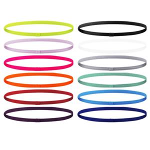 4PCS 남여 스포츠 얇은 머리띠 미끄럼 방지 탄성 여성 남성 요가 헤어 밴드 스웨트 밴드 축구 러닝 자전거 타기 스포츠 헤어 밴드