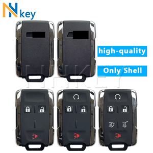 Chevrolet Tahoe Suburban Sierra Silverado 용 NHKEY 3/4/6 버튼 원격 키 케이스 GMC Yukon XL Terrain 용 스마트 키 쉘 하우징