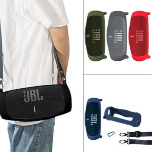 JBL 충전 5 무선 블루투스 스피커 가방에 대 한 스트랩 Carabiner와 새로운 블루투스 스피커 케이스 부드러운 실리콘 커버 스킨