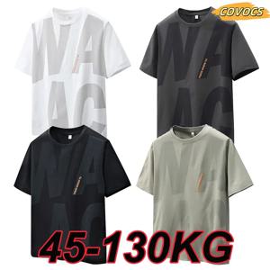 M-8XL 남성 여름 티셔츠 플러스 사이즈 반팔 티셔츠 얇은 패션 다목적 하프 슬리브 탑 통기성 큰 배꼽 남성 의류