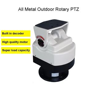 1PC 금속 부하 RS485 전동 팬 틸트 스캐너 디코더 야외 CCTV 카메라 지원을위한 사전 설정 PTZ 수평 수직 회전